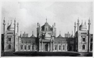 La facciata ovest del Padiglione di Brighton